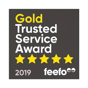 Feefo Gold Trusted Service Award 2019 | Infinity Group