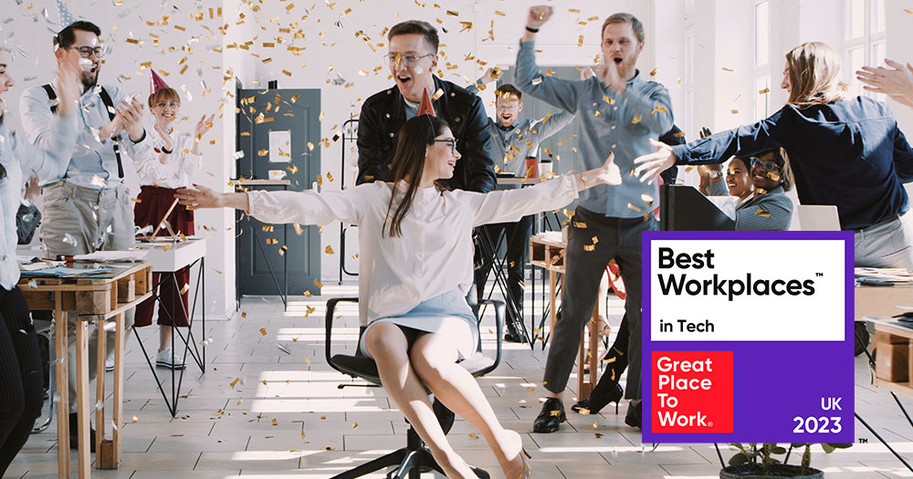 Infinity Group recognised as one of the UK’s Best Workplaces in Tech™ 2023_