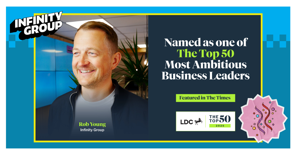 Infinity Group CEO named one of the UK’s Top 50 Most Ambitious Business Leaders for 2025