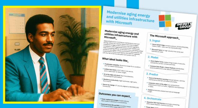 Modernise aging energy and utilities infrastructure with Microsoft_
