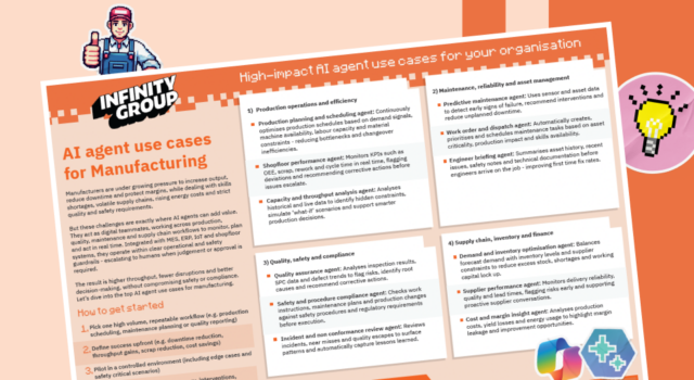 AI agent use cases for manufacturing_