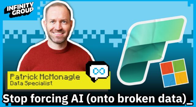 Stop forcing AI (onto broken data)_